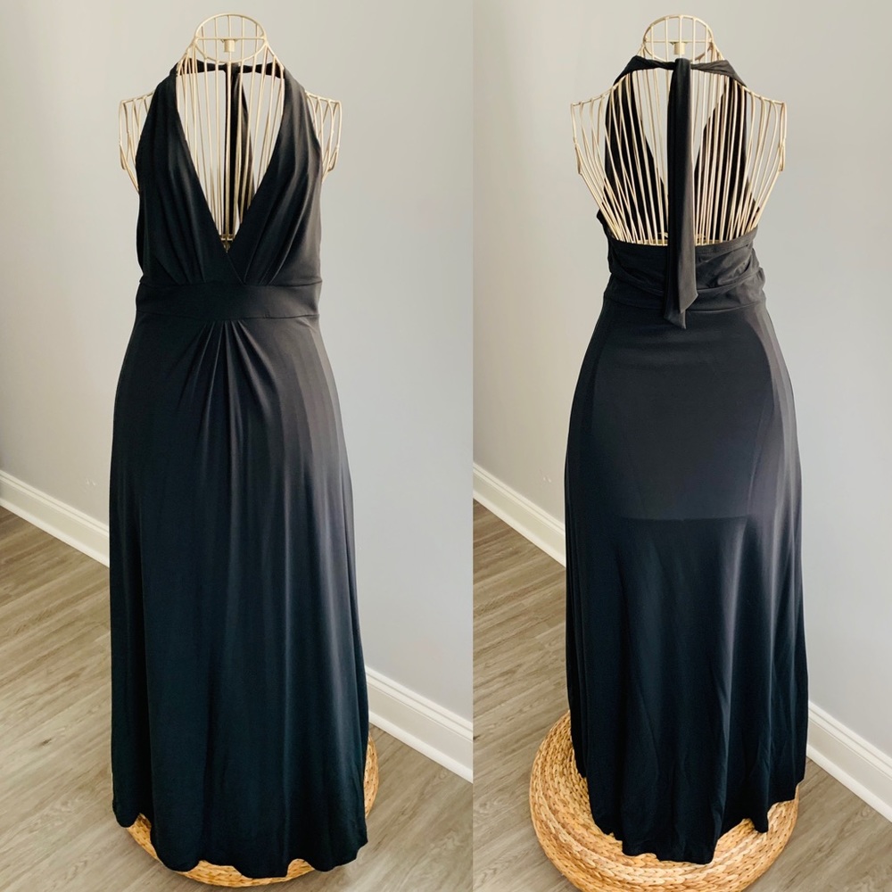 🖤 White House Black Market Black Long Dress ✨